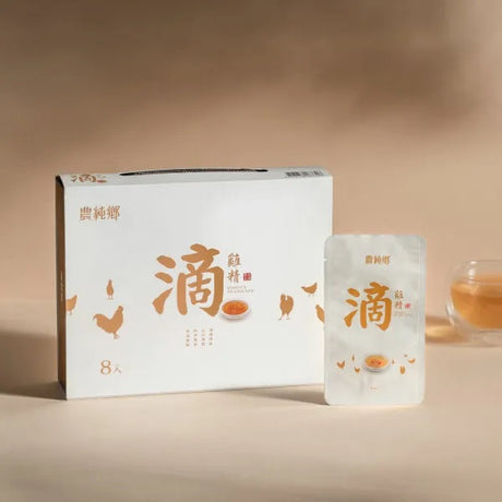 Nong Chun Xiang Essence of Chicken 8 Pack 農純鄉滴雞精 (常溫8入/盒) x 2 Pack Bundle