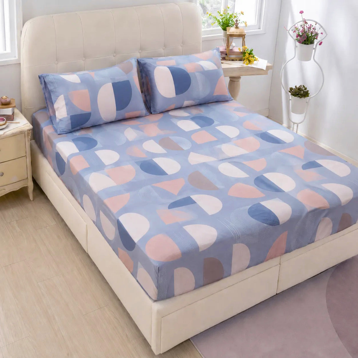 Agape Home Tencel Fitted Sheet + 2 Pillow Cases 60s Australia Size