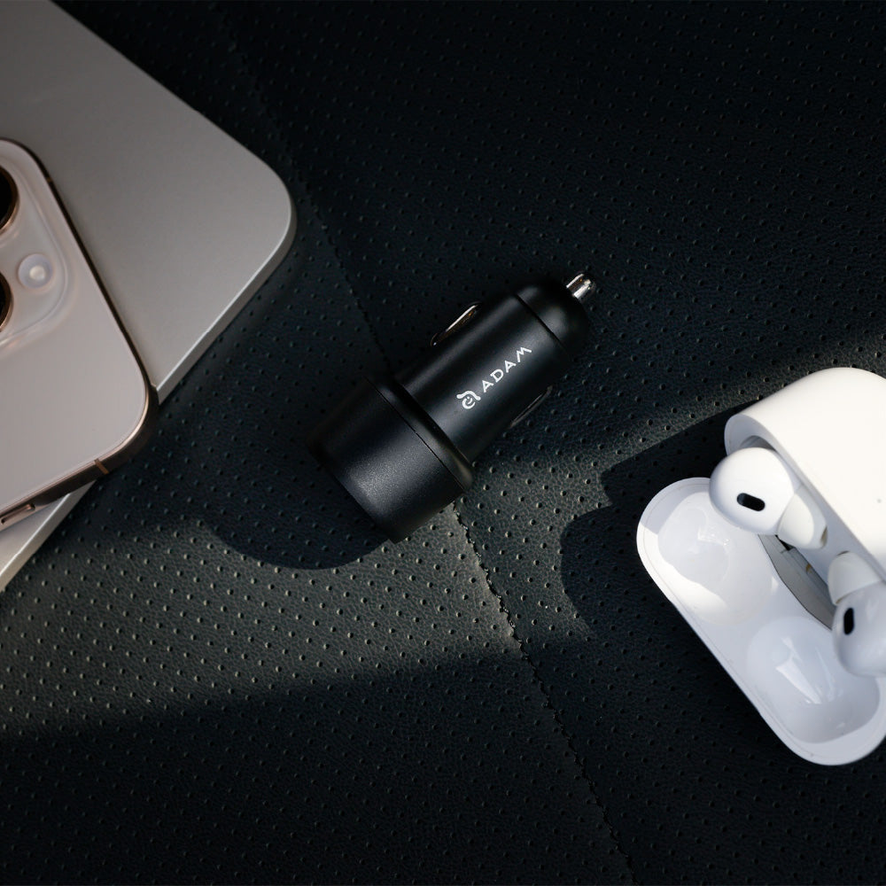 Adam Elements - C40 40W Fast Dual USB-C Car Charger