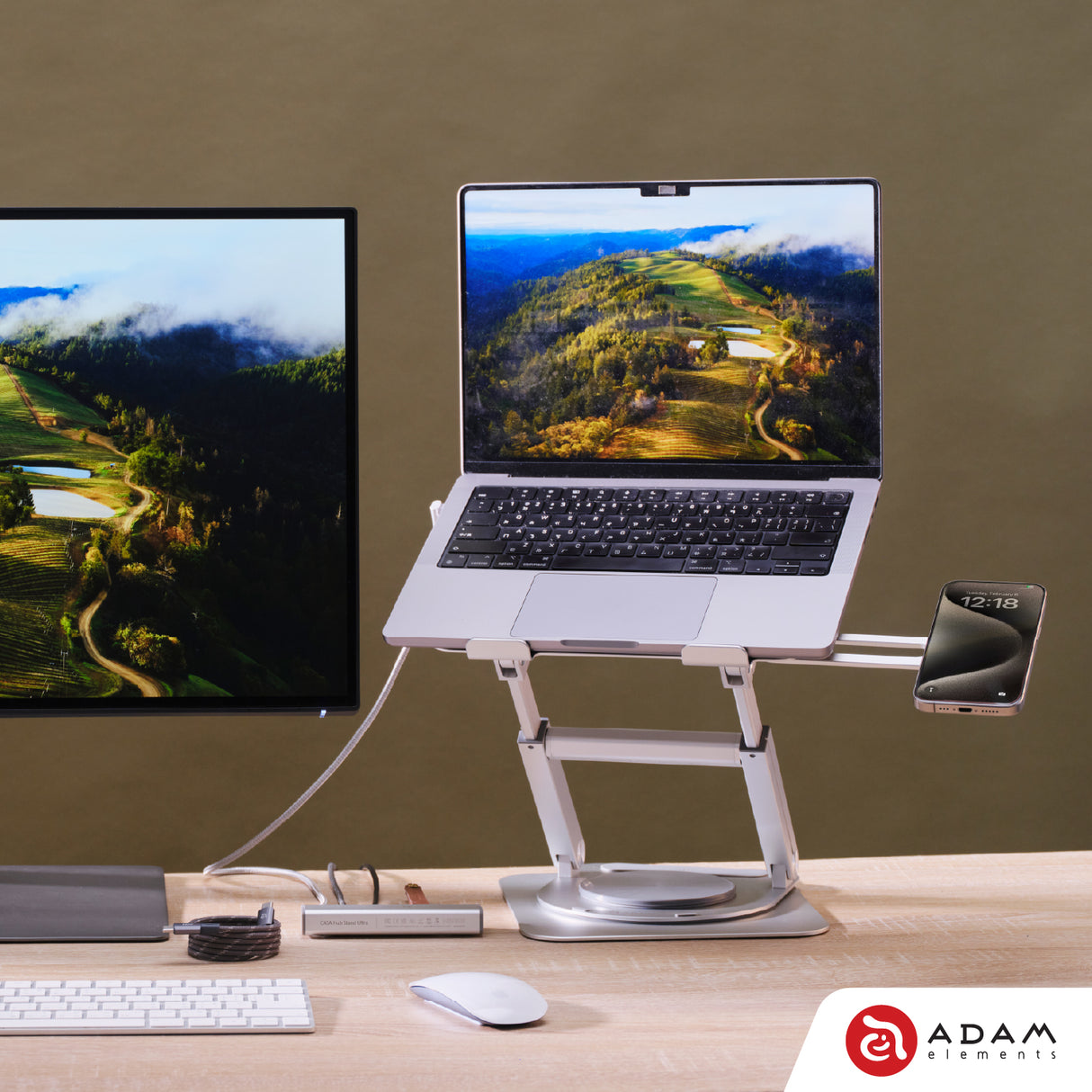 ADAM elements - CASA Hub Stand Ultra USB-C Magnetic Hub Stand