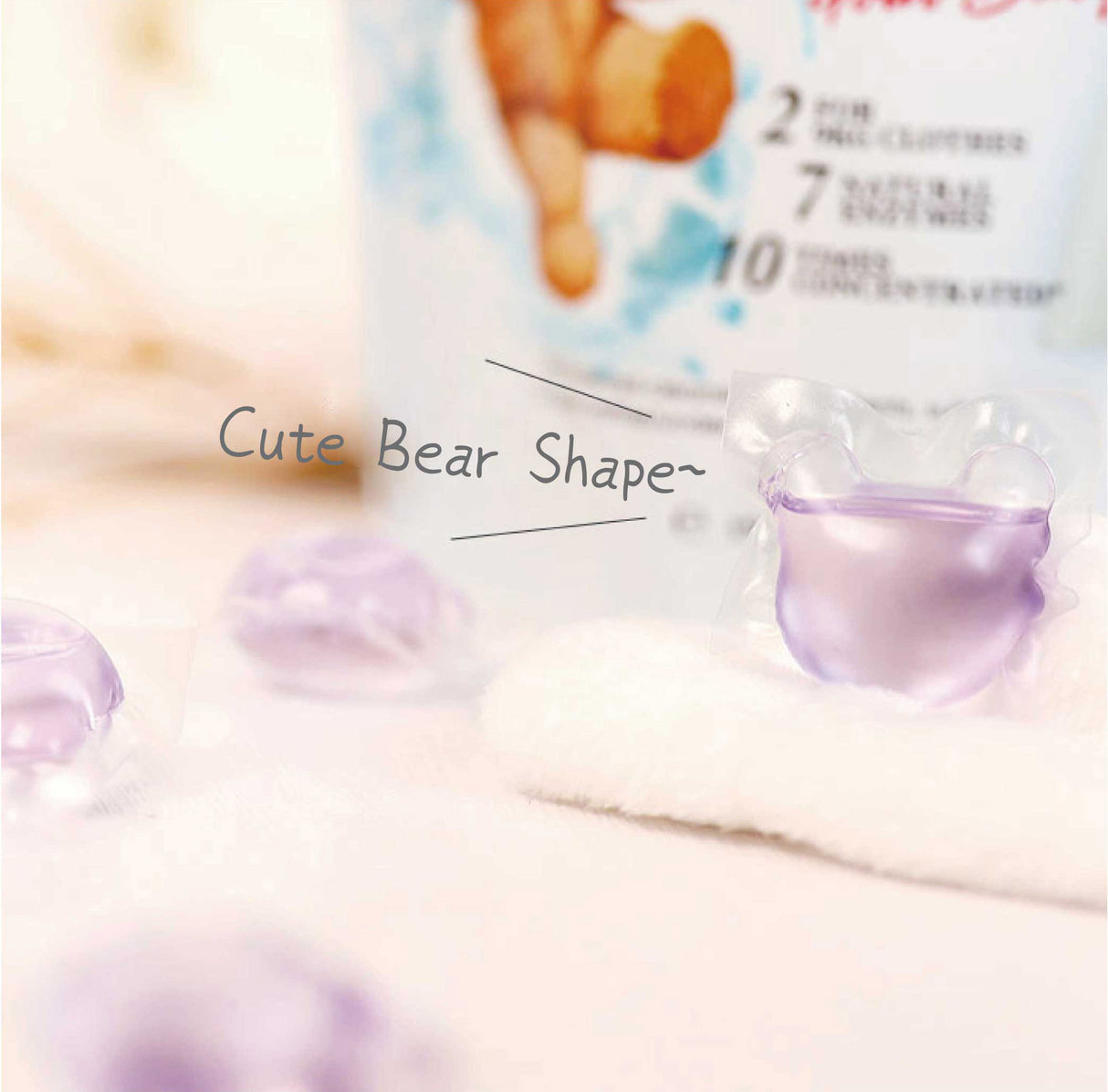 Sea Mild Teddy Antibacterial Enzymes Laundry Pods (5g x 30 pcs)