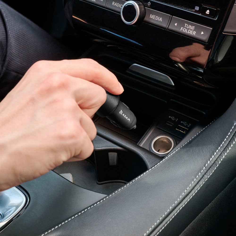 Adam Elements - C40 40W Fast Dual USB-C Car Charger