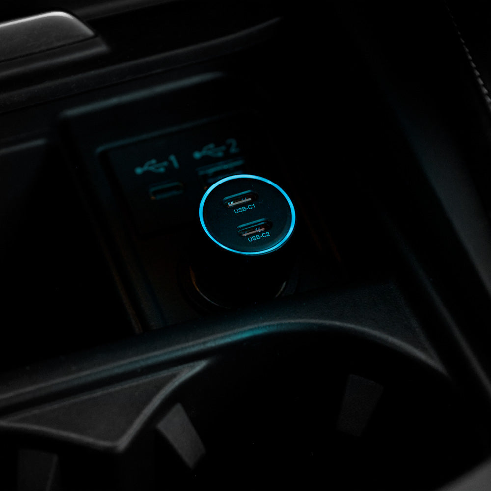 Adam Elements - C40 40W Fast Dual USB-C Car Charger