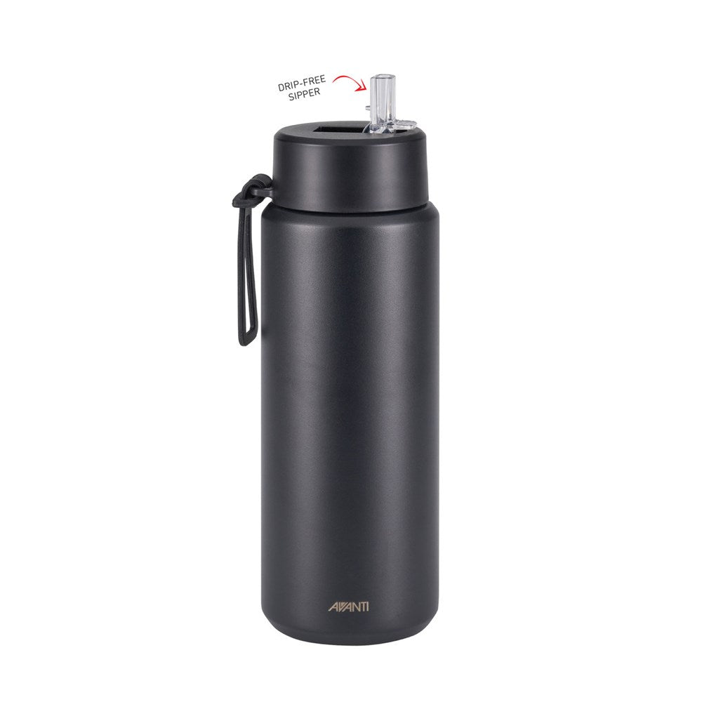 Avanti HydroUltra Insulated Water Bottle w/Strap 1L