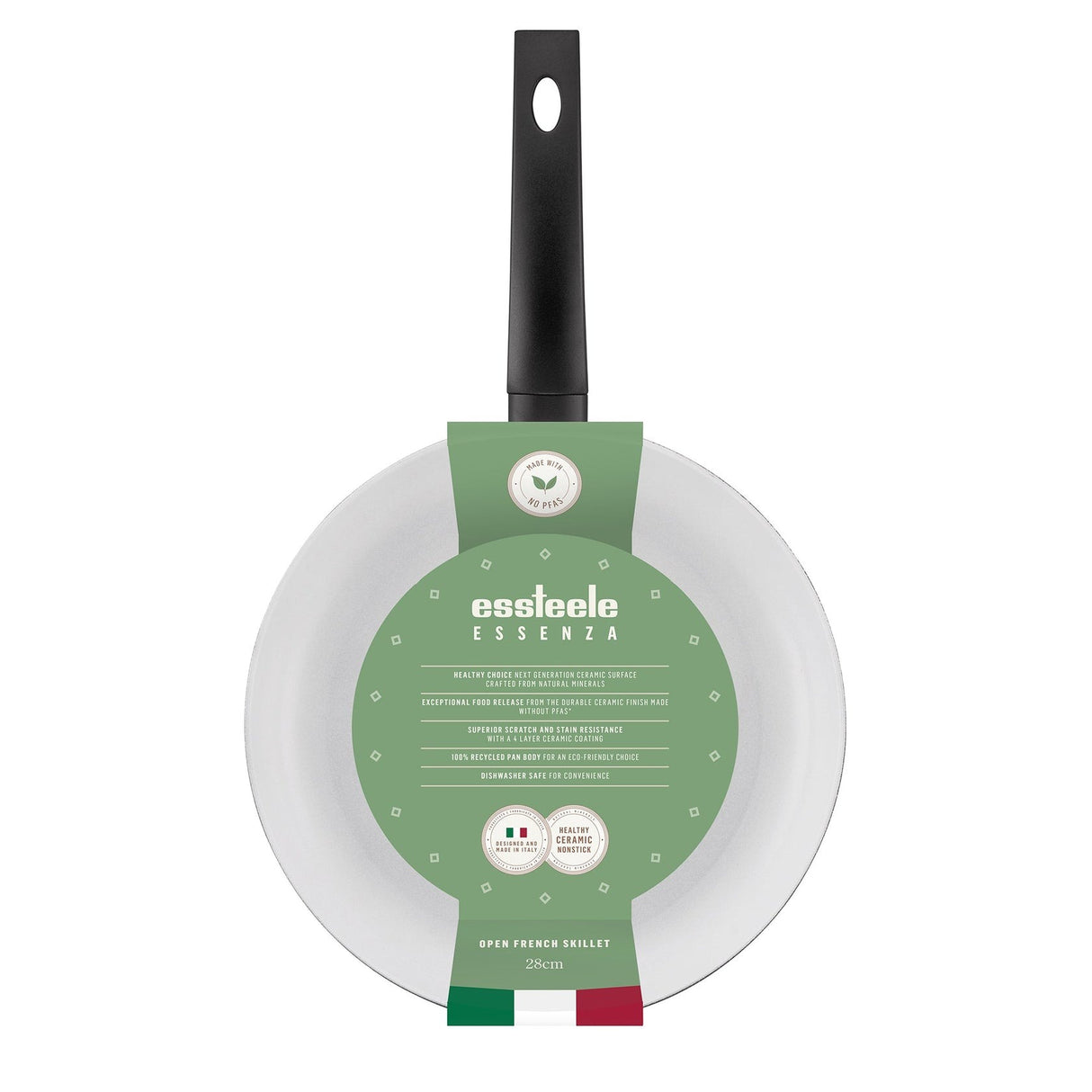 Essteele Essenza Ceramic Nonstick Induction Open French Skillet 28cm