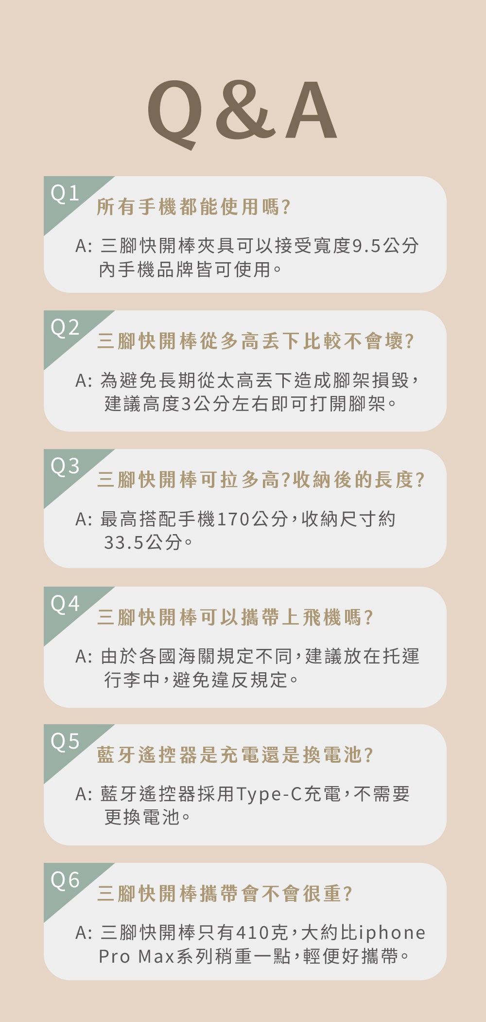 MAGIPEA - Quick Release Tripod