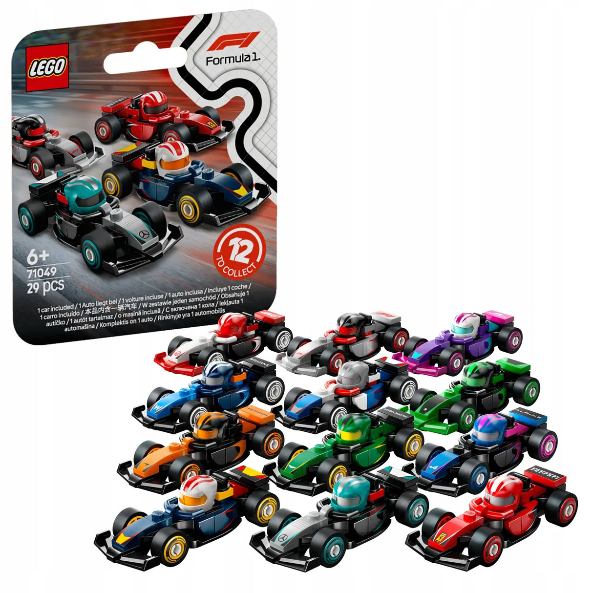 LEGO - Minifigures  F1® Collectible Race Cars