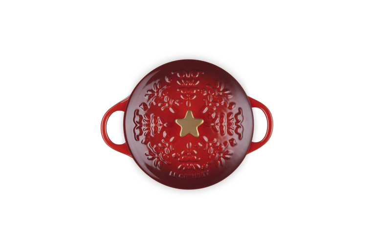 Le Creuset Holly Star Mini Cocotte 14cm