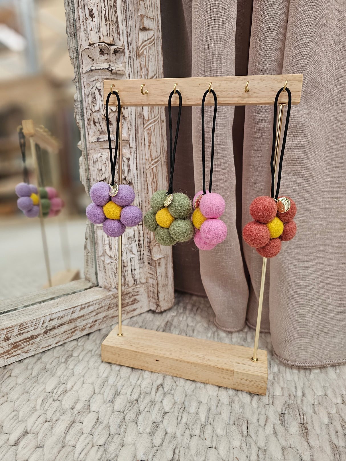 Red Hill Felt Air Freshers Flowers