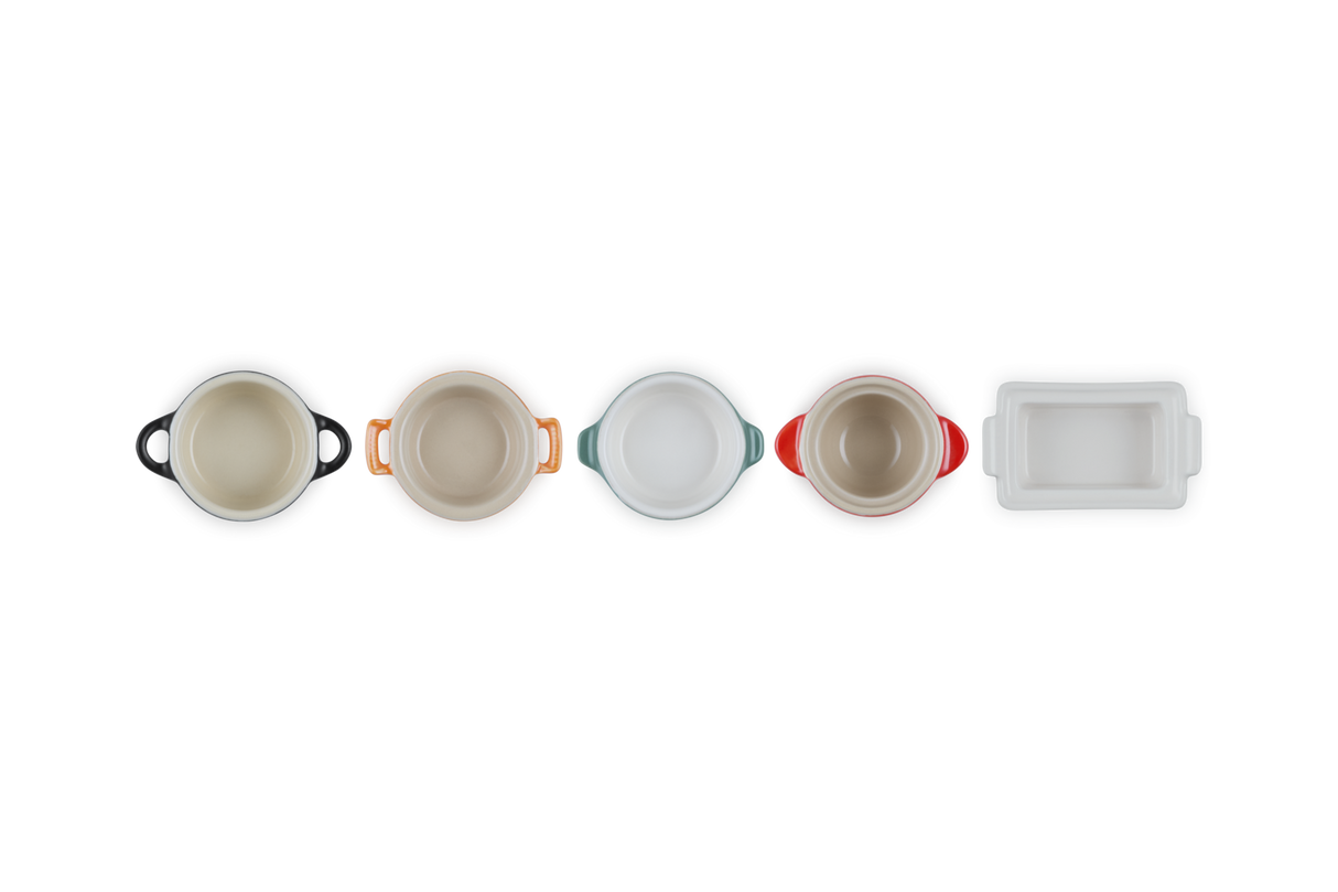 Le Creuset Stoneware Set of 6 Miniature Cookware