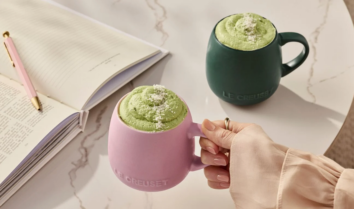 Le Creuset Serenity Mugs Set of 4 (Forêt / Sugar Pink)