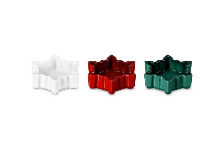 Le Creuset Mini Snowflake Dish Set of 3