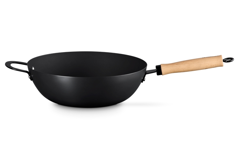 Le Creuset Carbon Steel Wok 30cm