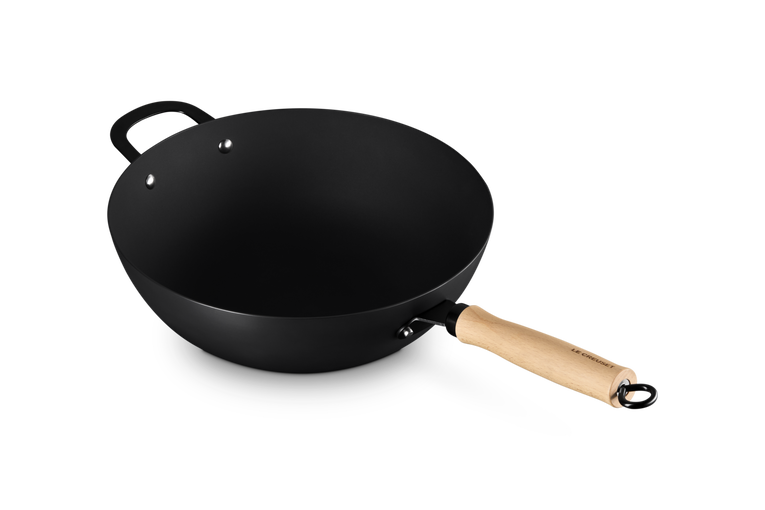 Le Creuset Carbon Steel Wok 30cm