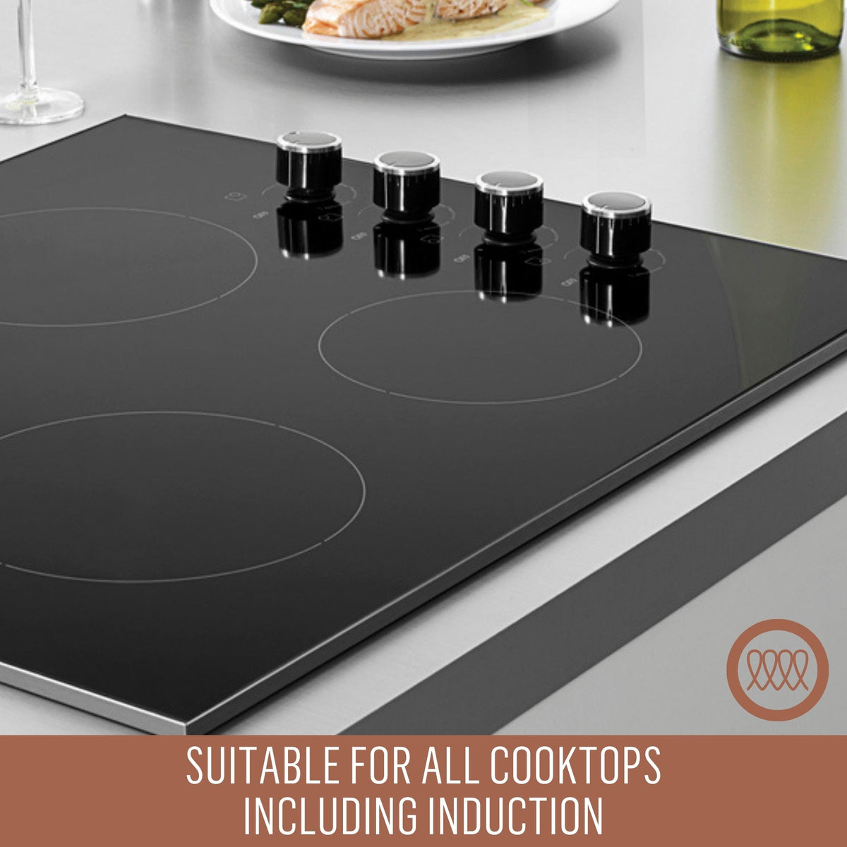 ESSTEELE Per Salute Nonstick Induction 5 Piece Cookware Set