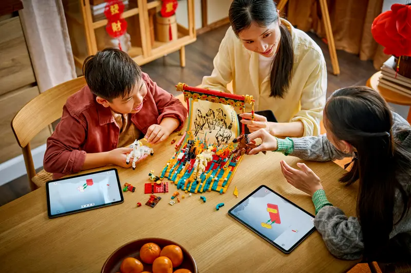 LEGO - Galloping Horses Canvas