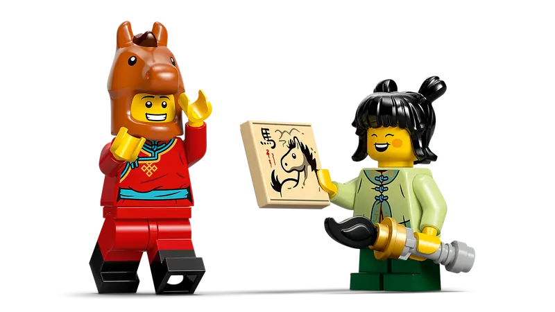 LEGO - Galloping Horses Canvas