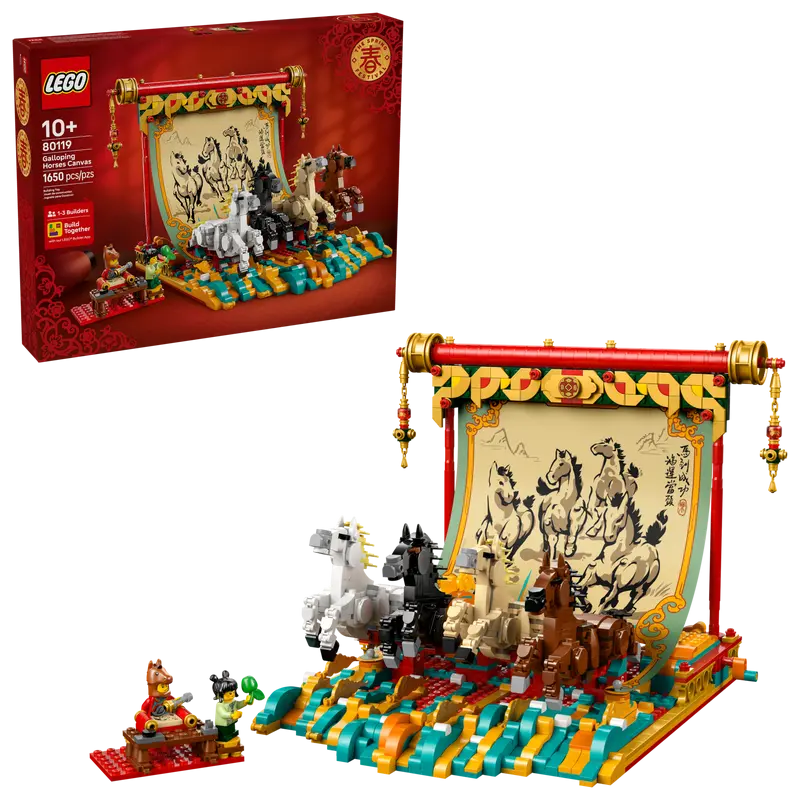 LEGO - Galloping Horses Canvas
