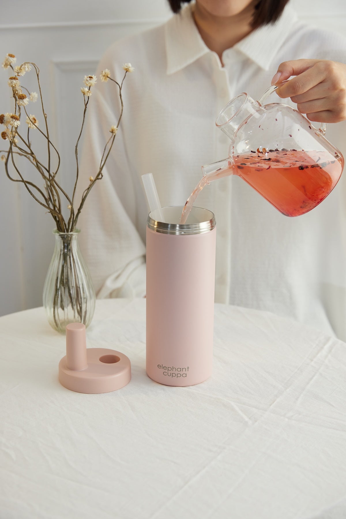 Elephant Cuppa Ceramic-Lined Thermal Cup S+ (720ml) Early July Preorder