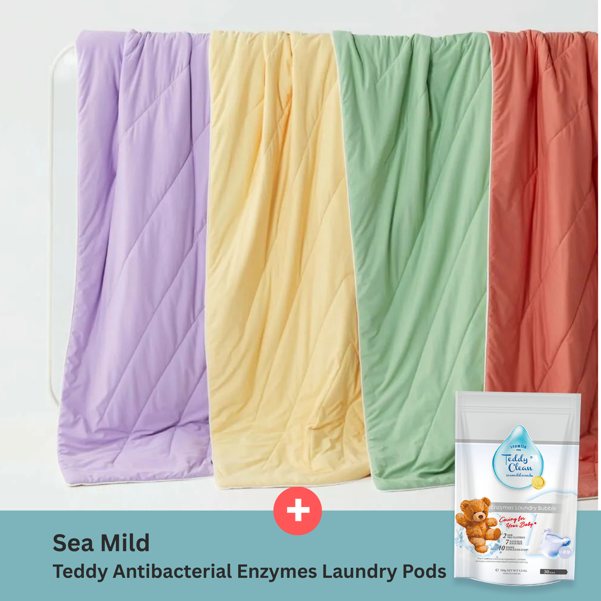 Bluebird Cooling Blanket x Sea Mild - Cool & Clean Duo Combo (Mid Nov Preorder)