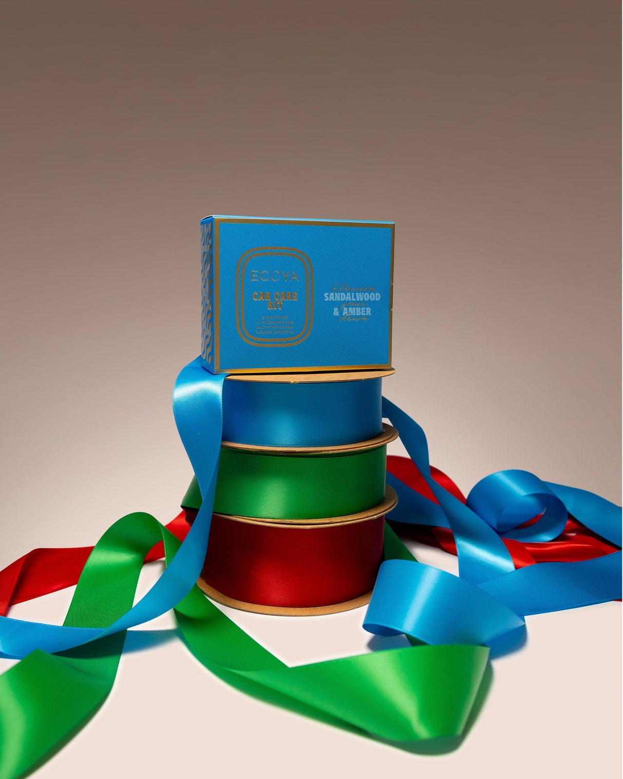 Ecoya- Holiday: Car Care Kit Sandalwood & Amber