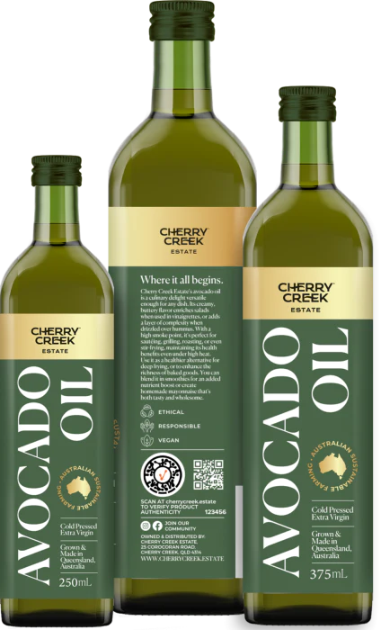 Cherry Creek Estate - Extra Virgin Cold-Pressed Avocado Oil