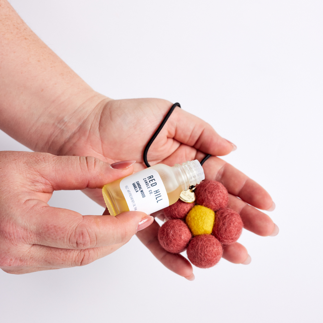 Red Hill Felt Air Freshers Flowers