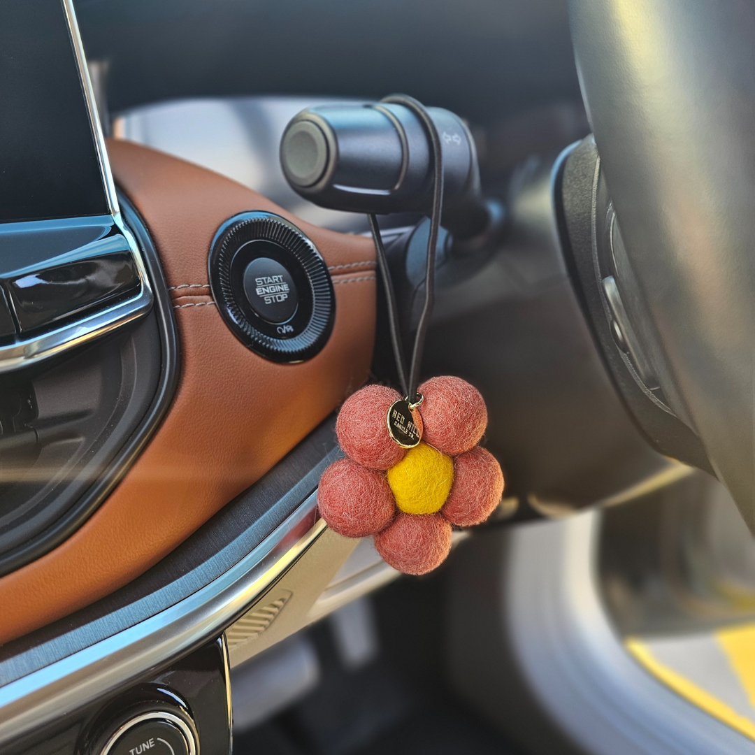 Red Hill Felt Air Freshers Flowers