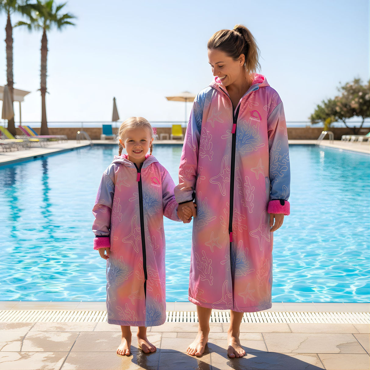AquaDash Swim Parka Child - Coral Tides (Limited Ed.)