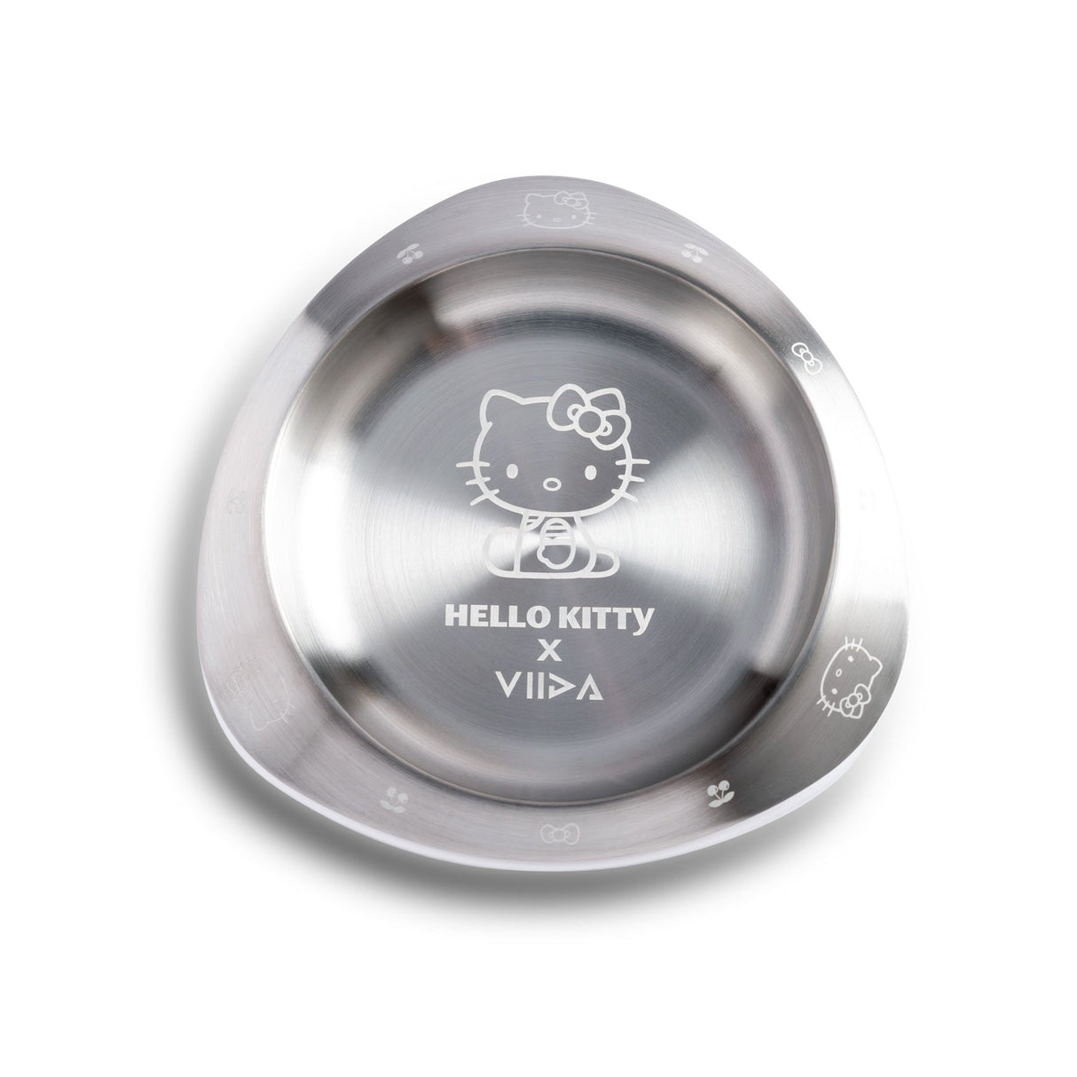 VIIDA - Souffle Stainless Steel Plate Hello Kitty Limited Ed.