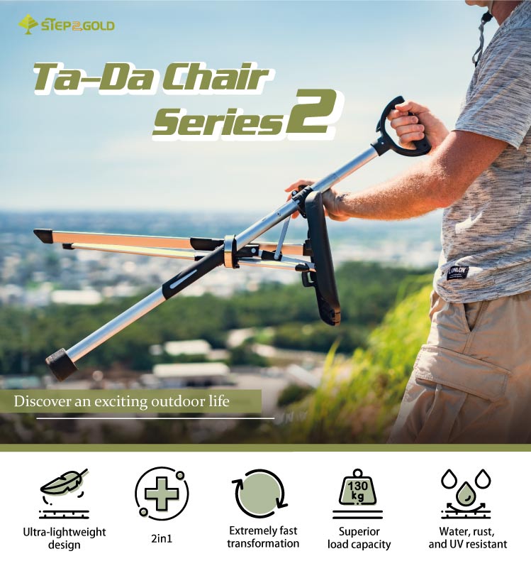 STEP2GOLD Ta-Da Chair Series 2 with FREE Carrying Bag