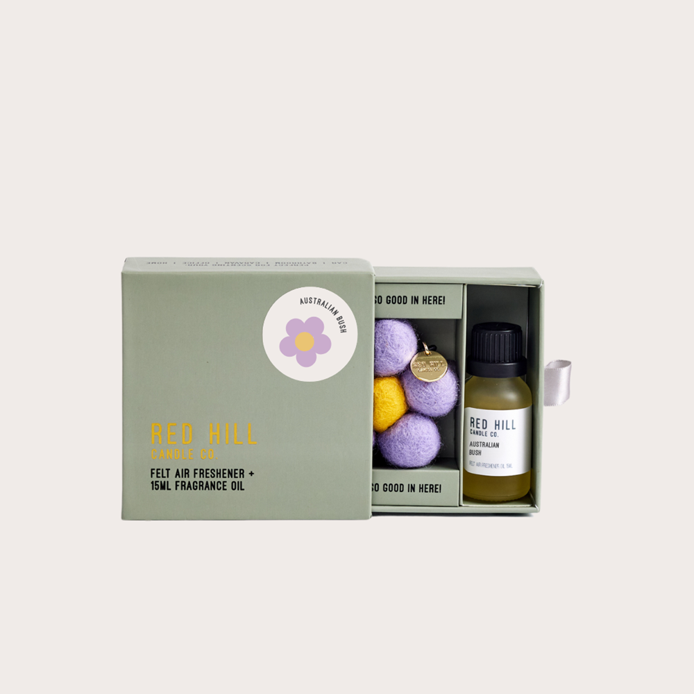 Red Hill Felt Air Freshers Flowers