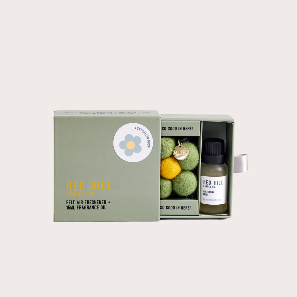 Red Hill Felt Air Freshers Flowers