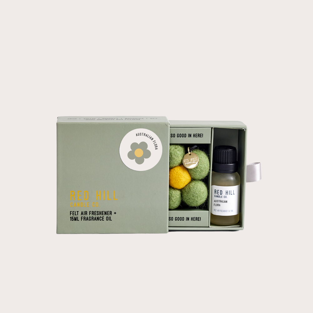 Red Hill Felt Air Freshers Flowers