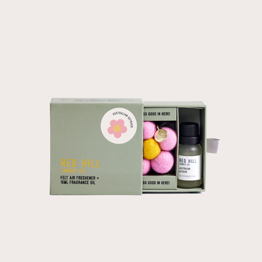 Red Hill Felt Air Freshers Flowers