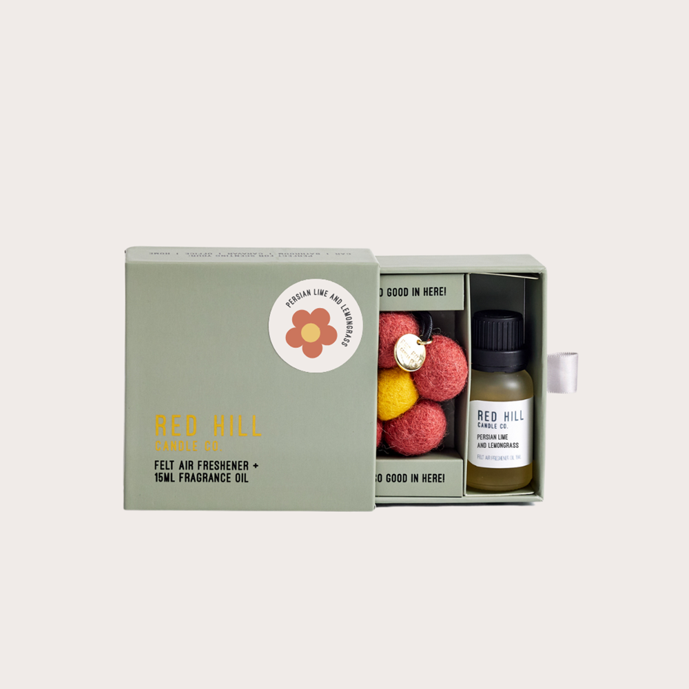 Red Hill Felt Air Freshers Flowers