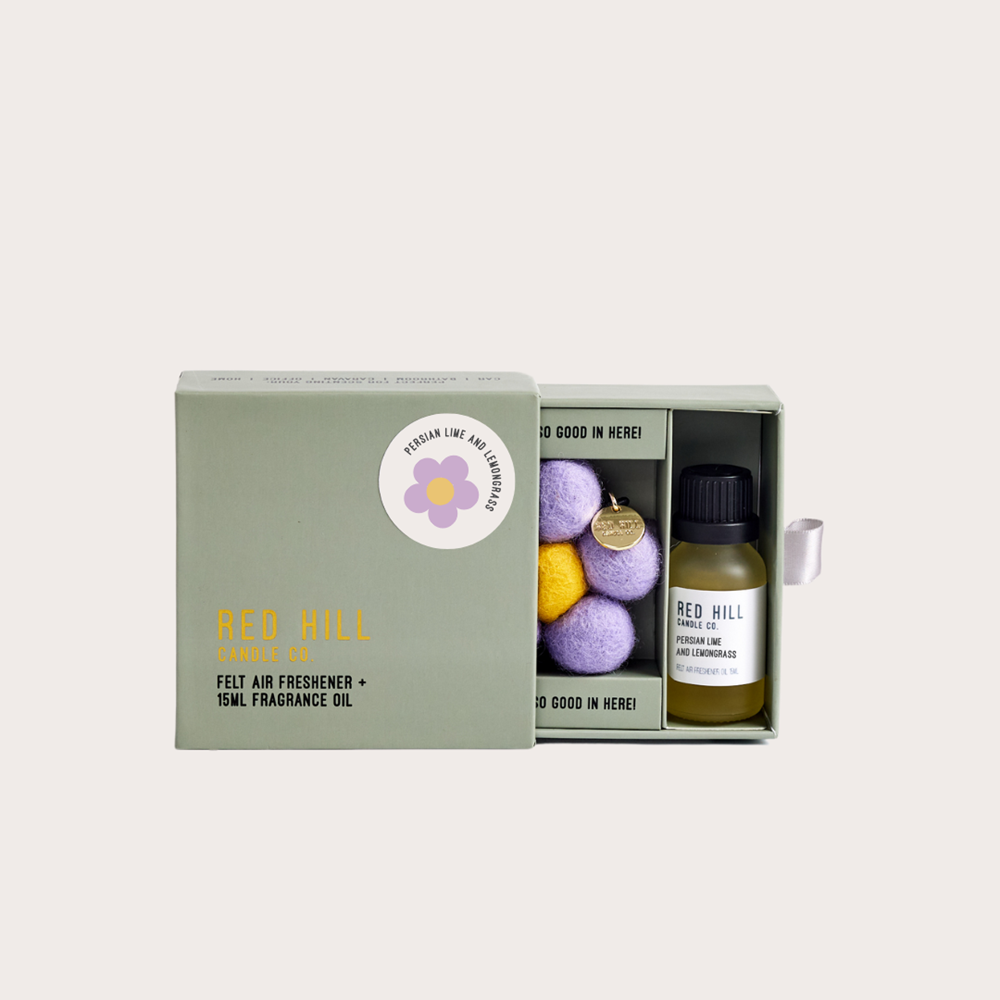 Red Hill Felt Air Freshers Flowers