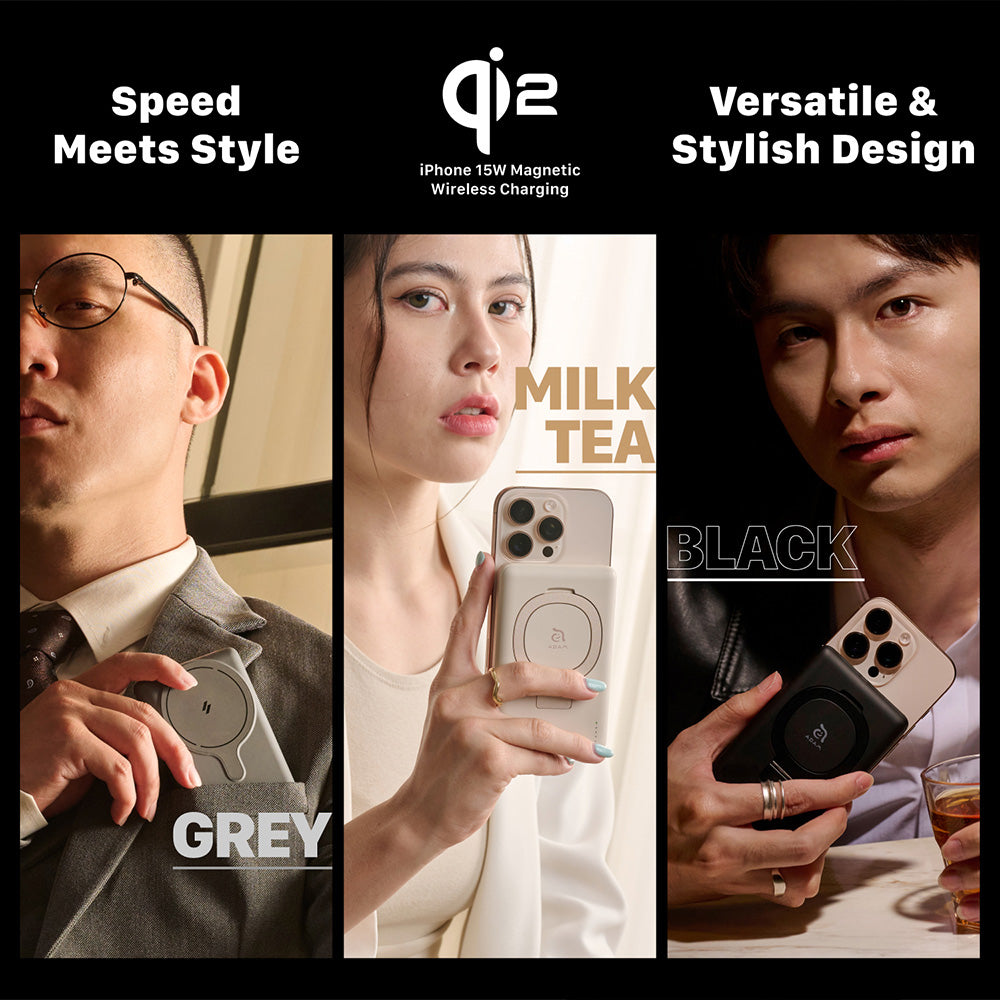 Adam Elements - VIONTA GQ1 Qi2 Magnetic Wireless Power Bank