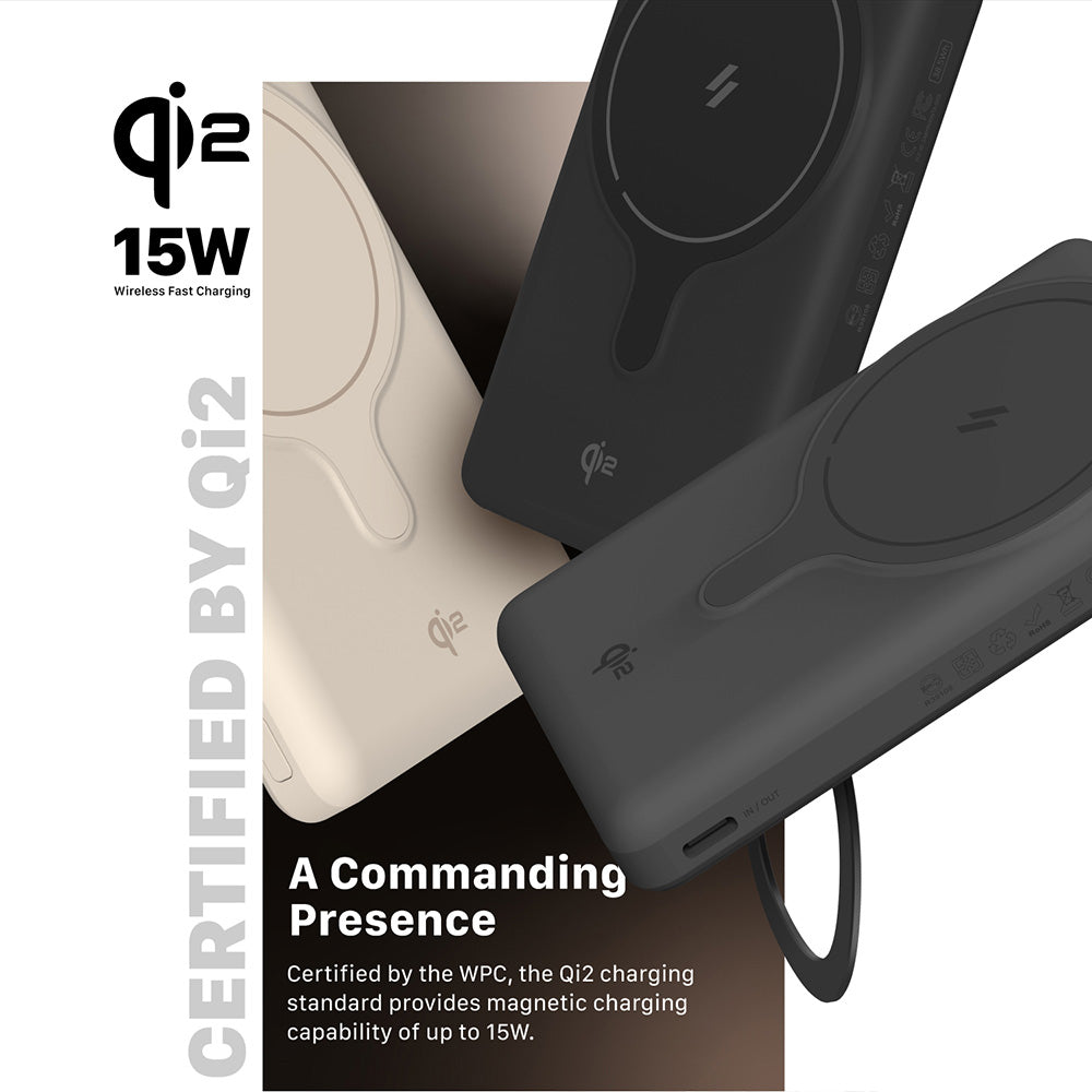 Adam Elements - VIONTA GQ1 Qi2 Magnetic Wireless Power Bank