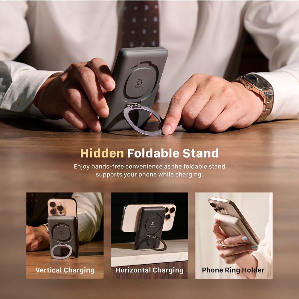 Adam Elements - VIONTA GQ1 Qi2 Magnetic Wireless Power Bank