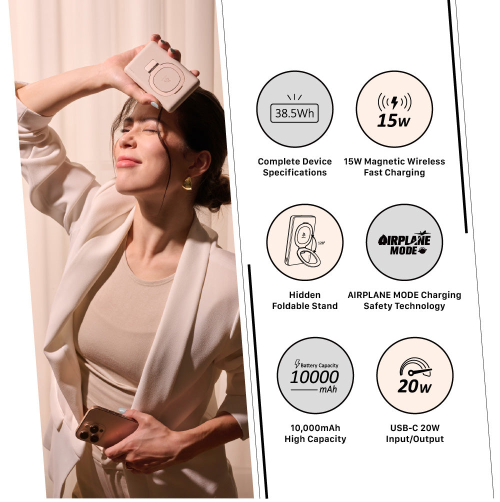 Adam Elements - VIONTA GQ1 Qi2 Magnetic Wireless Power Bank