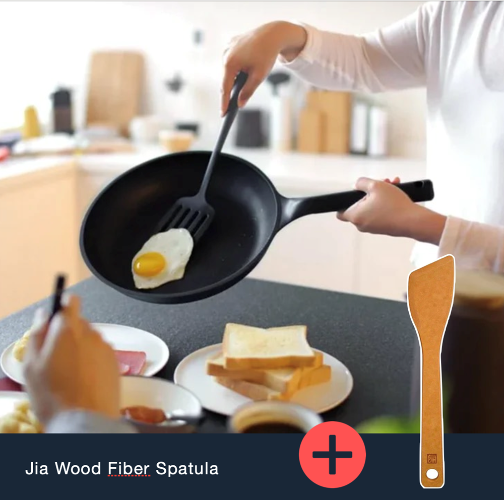 JIA - Companion Non-stick Frying Pan(28cm) with FREE Wood Fibre Turner (Limited Time Only)