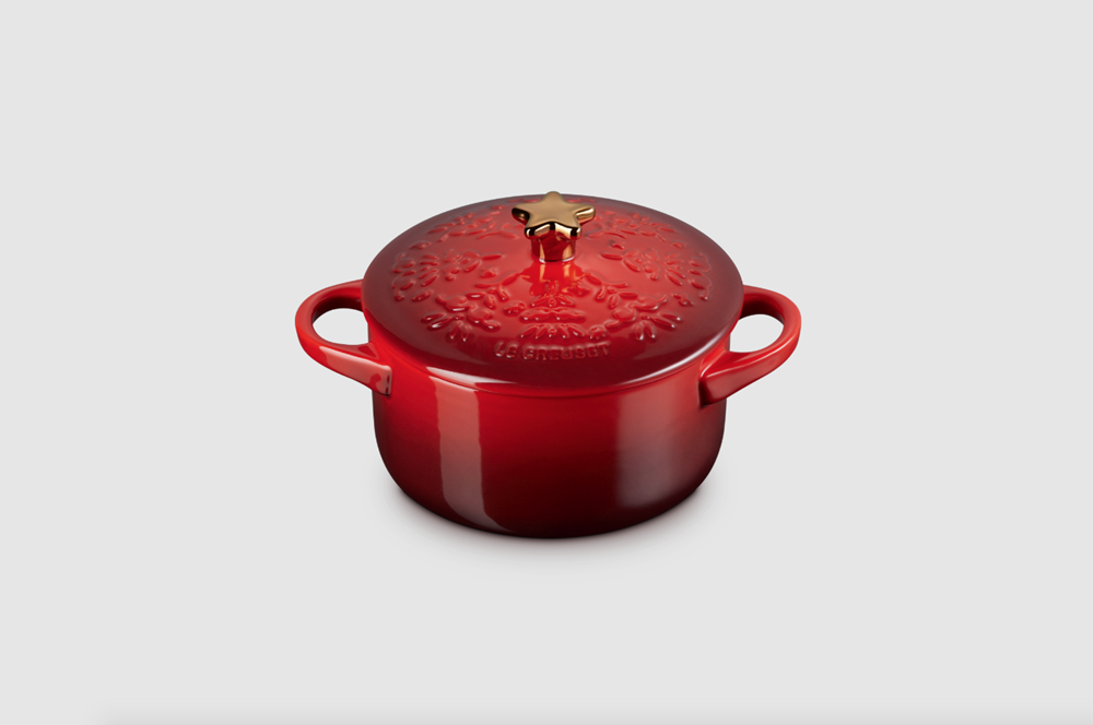 Le Creuset Holly Star Mini Cocotte 14cm