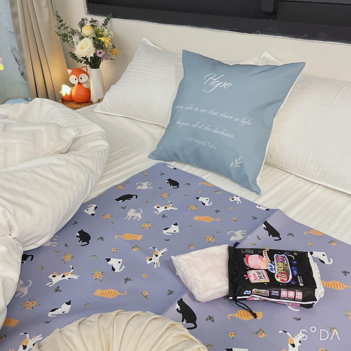 Wha Wha Ultra Absorbent Waterproof Mat (5 Layers) - Rainbow Pony