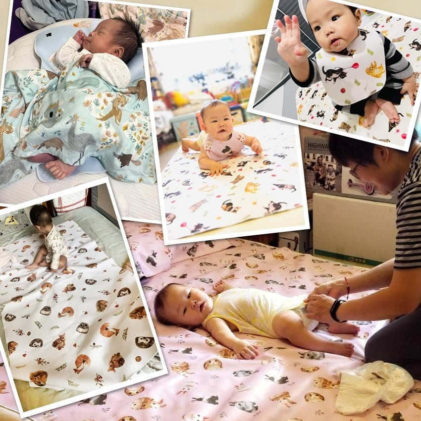 Wha Wha Ultra Absorbent Waterproof Mat (5 Layers) - Rainbow Pony