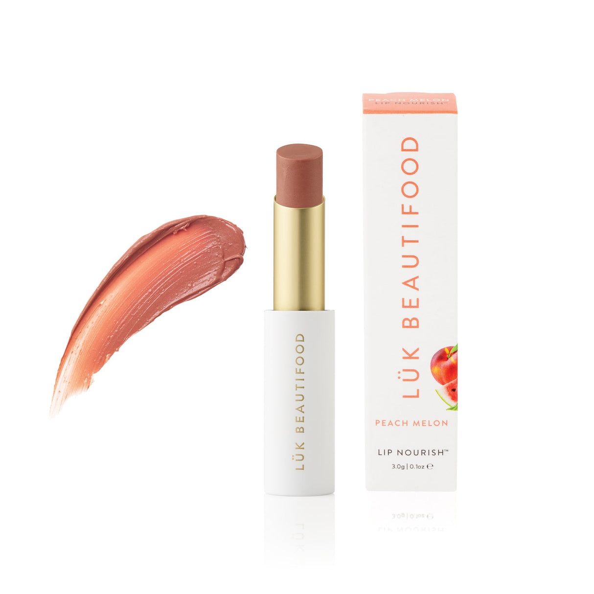Lük beautifood Lip Nourish - Peach Melon