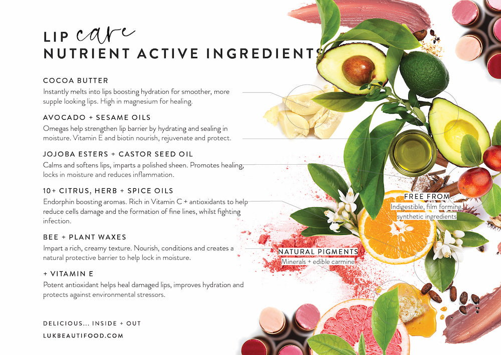 Lük beautifood Lip Nourish - Rosé