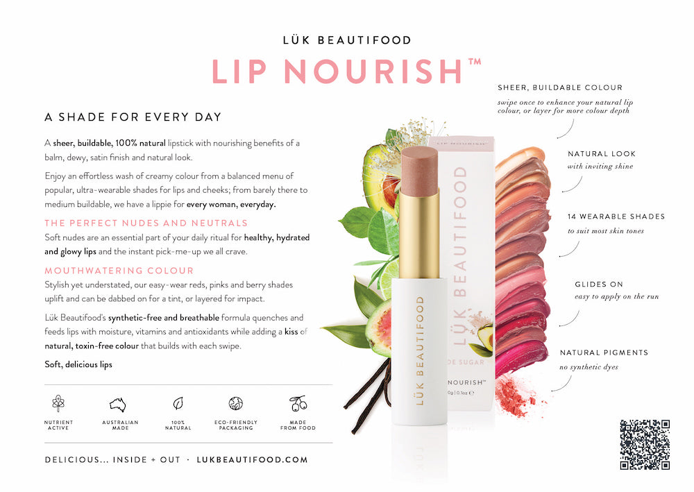 Lük beautifood Lip Nourish - Nude Sugar