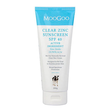 Moogoo Clear Zinc Sunscreen SPF 40