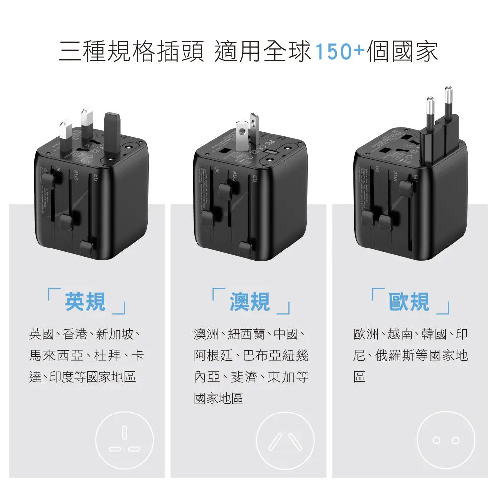 Kinyo - Mini Universal Travel Adapter